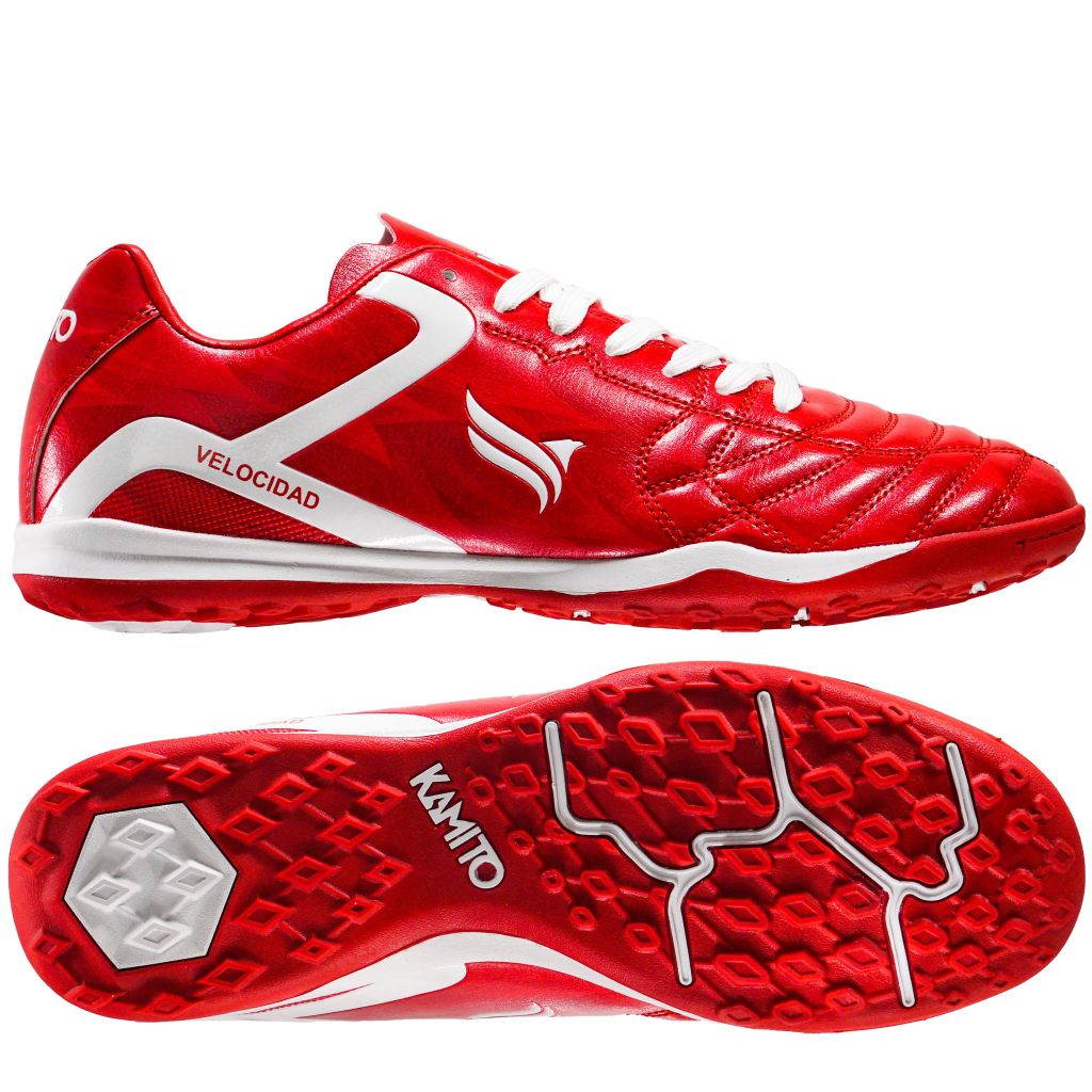 Giày đá bóng Kamito Velocidad Fire Back TF - Red/White KMTF240110