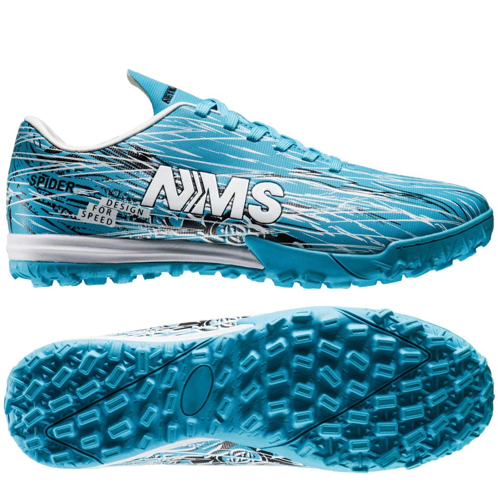 Giày đá bóng NMS SPIDER - Aqua Blue/White