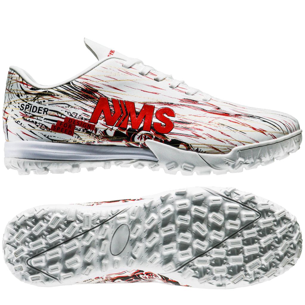 Giày đá bóng NMS SPIDER - White/Red