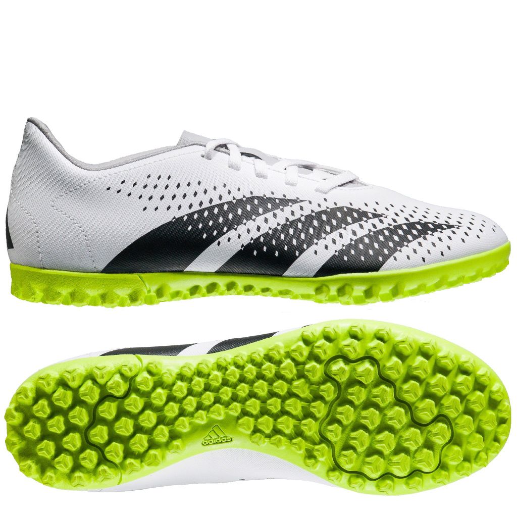adidas Predator Accuracy .4 TF Crazyrush - Footwear White/Core Black/Lucid Lemon