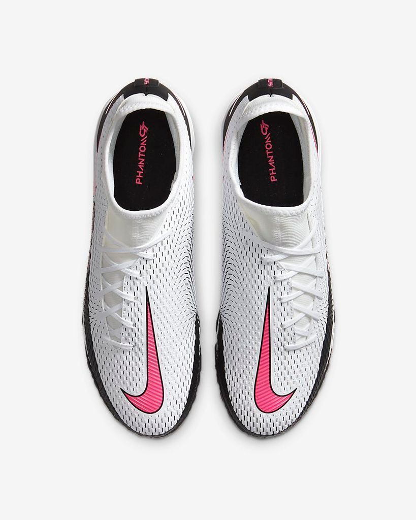 Nike Phantom GT Academy DF TF Daybreak - White/Pink Blast/Black