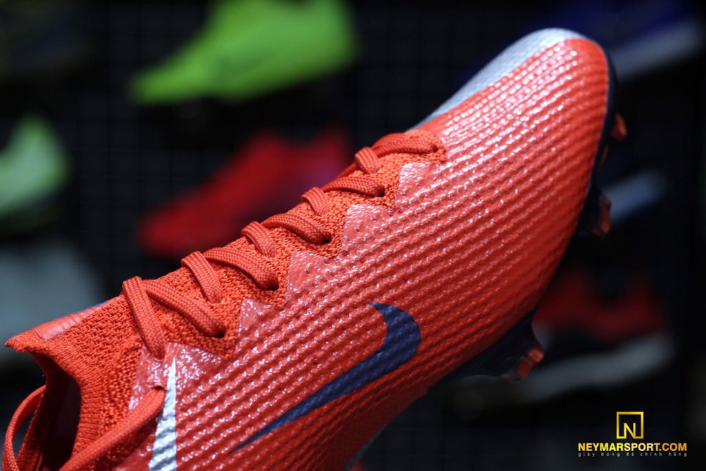 Nike Mercurial Vapor 13 Elite FG Future DNA - Max Orange/Metallic Silver/Black LIMITED EDITION