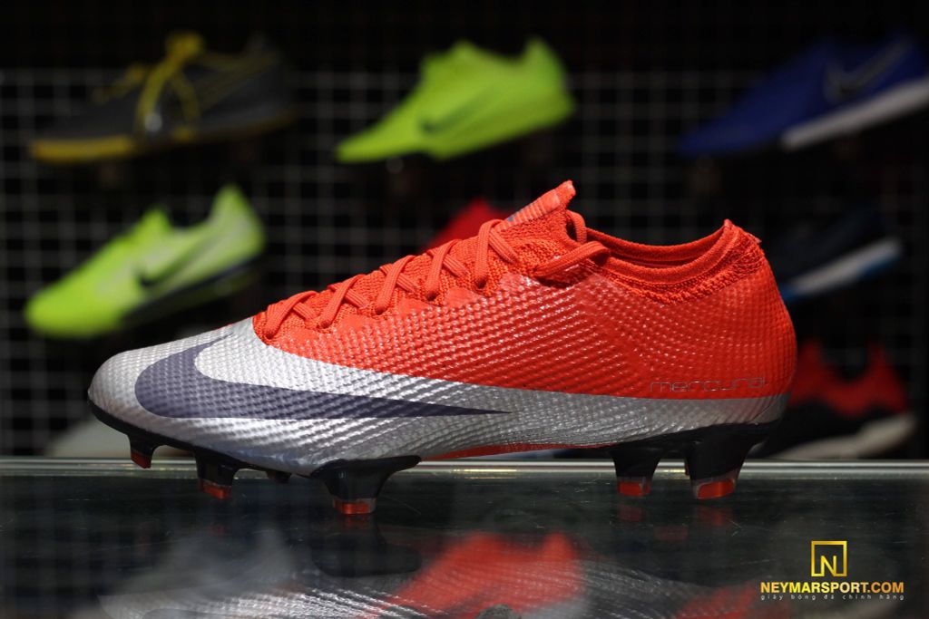 Nike Mercurial Vapor 13 Elite FG Future DNA - Max Orange/Metallic Silver/Black LIMITED EDITION