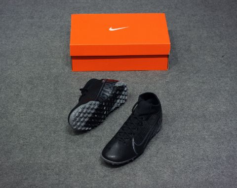 NIKE MERCURIAL SUPERFLY 7 ACADEMY TF UNDER THE RADAR - BLACK/METALLIC COOL GREY