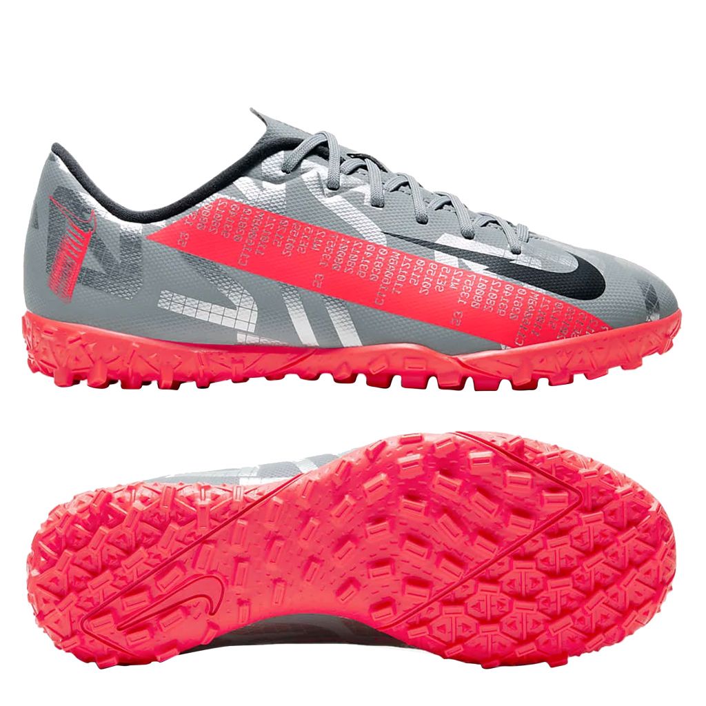 Nike Mercurial Vapor 13 Academy TF Neighbourhood - Metallic Bomber Grey/Black/Particle Grey KIDS