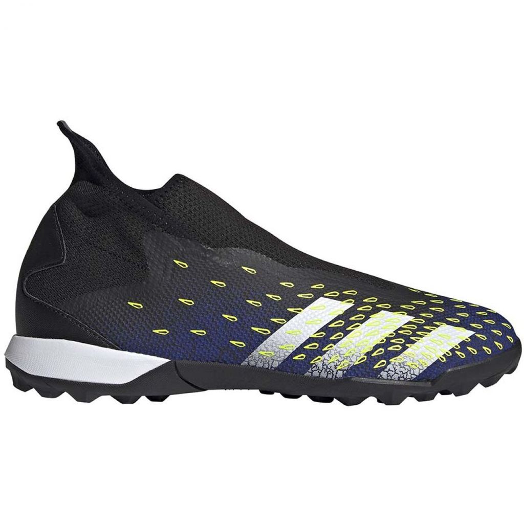 adidas Predator Freak .3 Laceless TF Superlative - Core Black/Footwear White/Solar Yellow