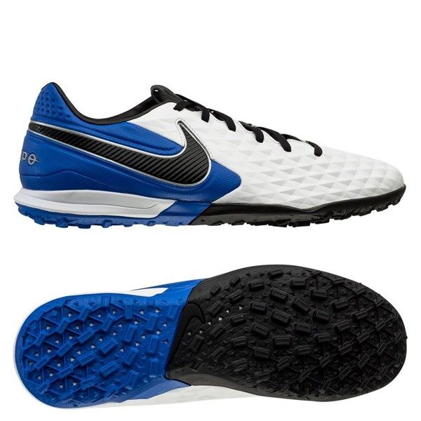 Nike Tiempo Legend 8 Pro TF Daybreak - White/Black/Hyper Royal/Metallic Silver