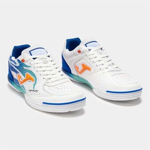 Giày đá bóng JOMA Top Flex 2576 - White/Royal TOPS2576IN
