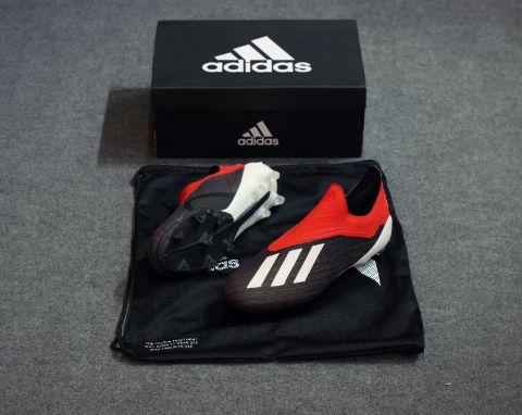 adidas X 18+ FG/AG Initiator - Core Black/Footwear White/Action Red