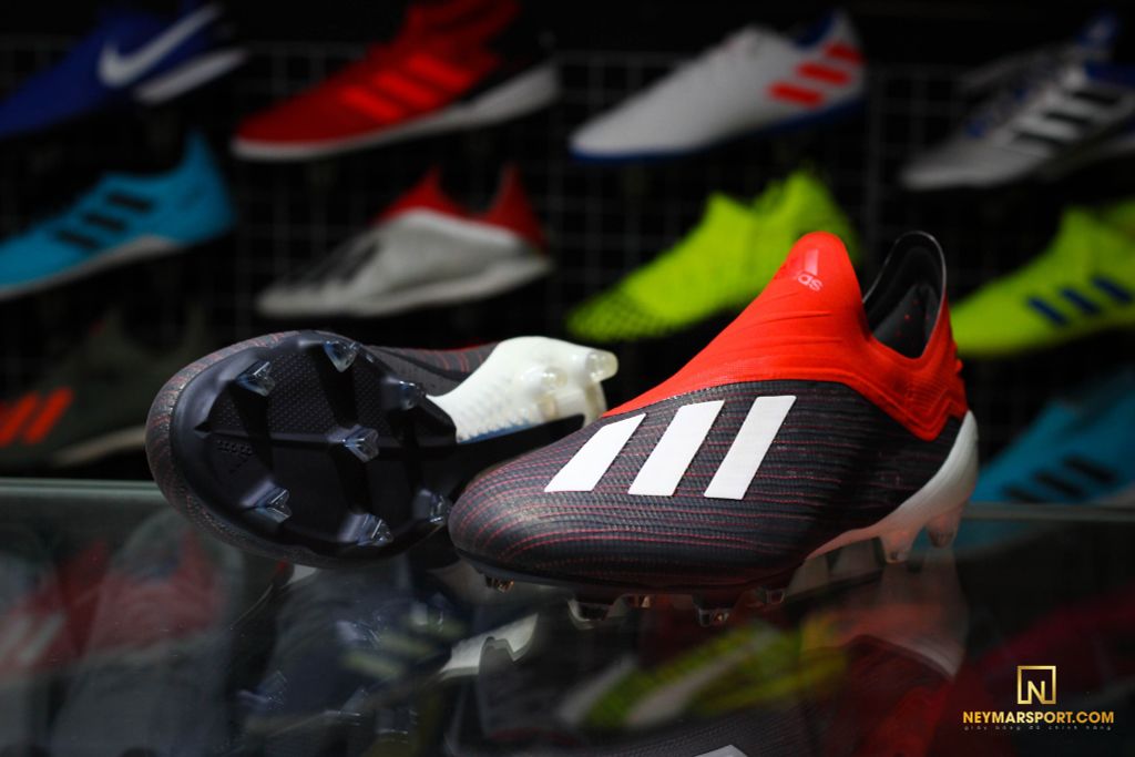 adidas X 18+ FG/AG Initiator - Core Black/Footwear White/Action Red