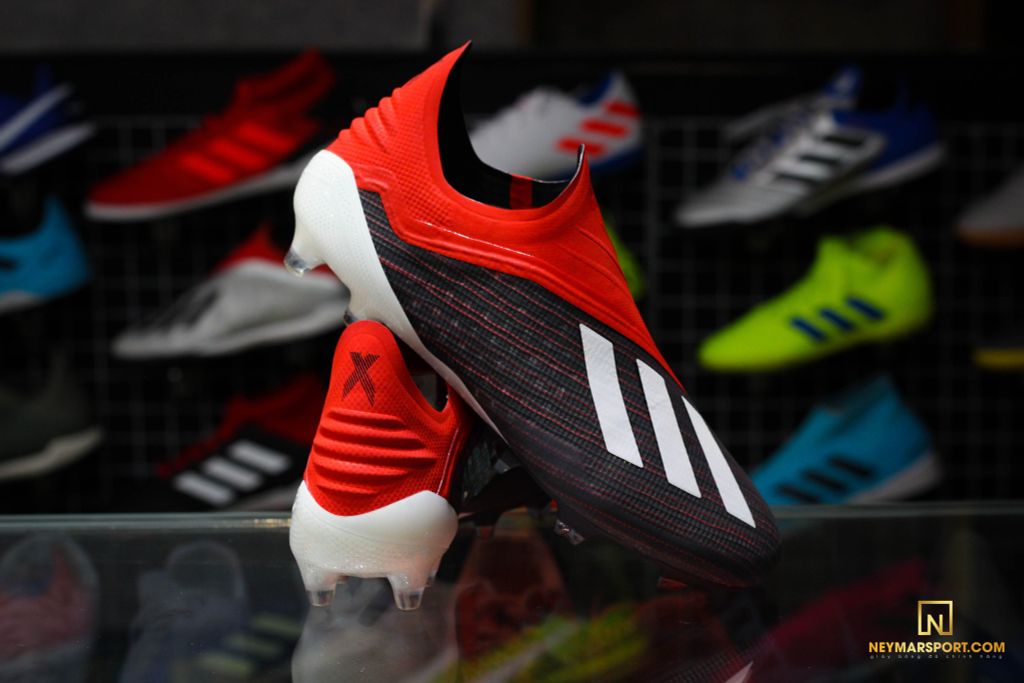 adidas X 18+ FG/AG Initiator - Core Black/Footwear White/Action Red