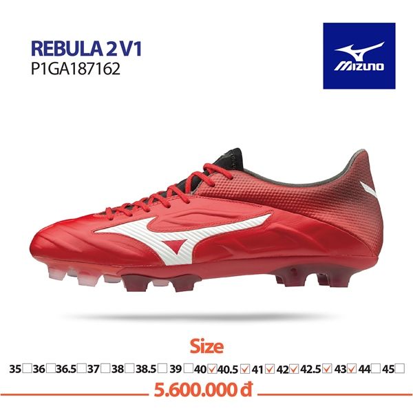MIZUNO REBULA 2 V1 RED/WHITE