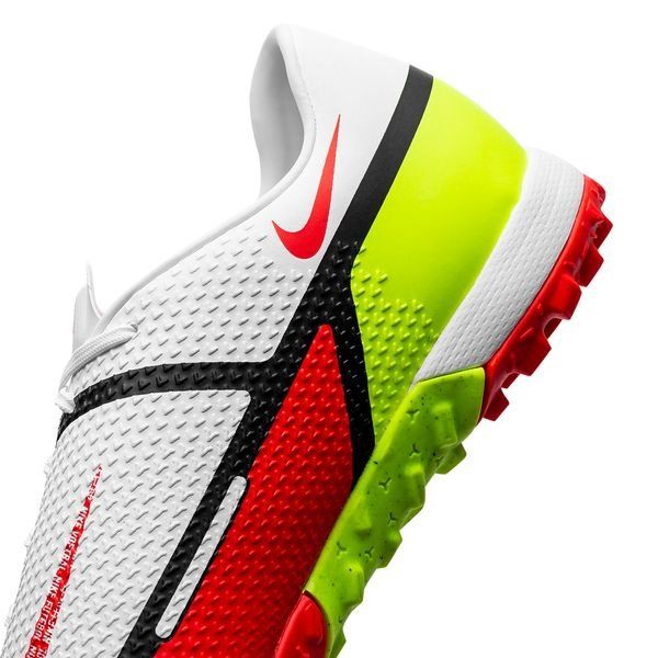 Nike Phantom GT 2 Academy TF Motivation - White/Bright Crimson/Volt