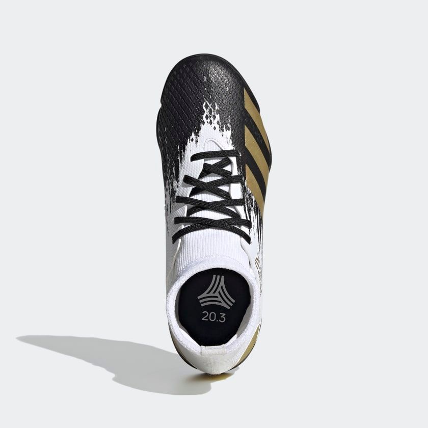 Adidas Predator 20.3 TF Inflight - Footwear White/Gold Metallic/Core Black Kids