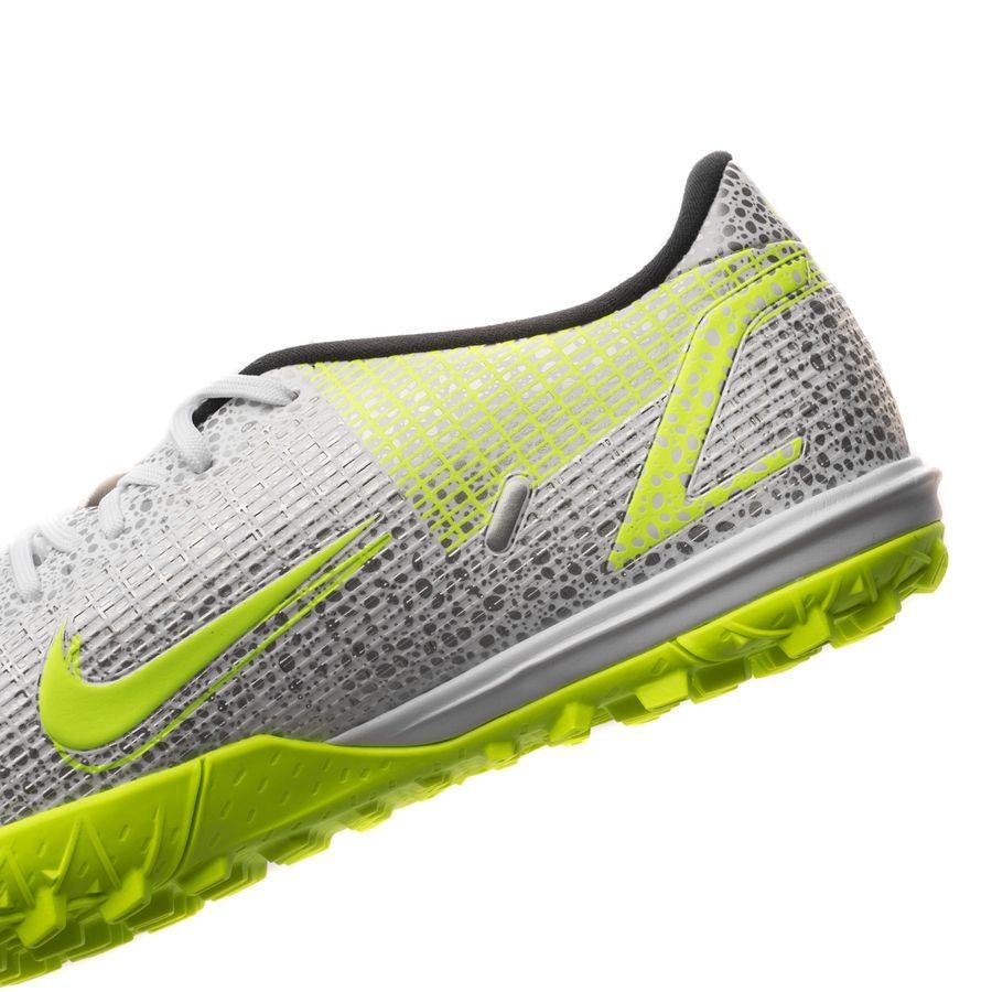 Nike Mercurial Vapor 14 Academy TF Silver Safari - White/Black/Metallic Silver/Volt
