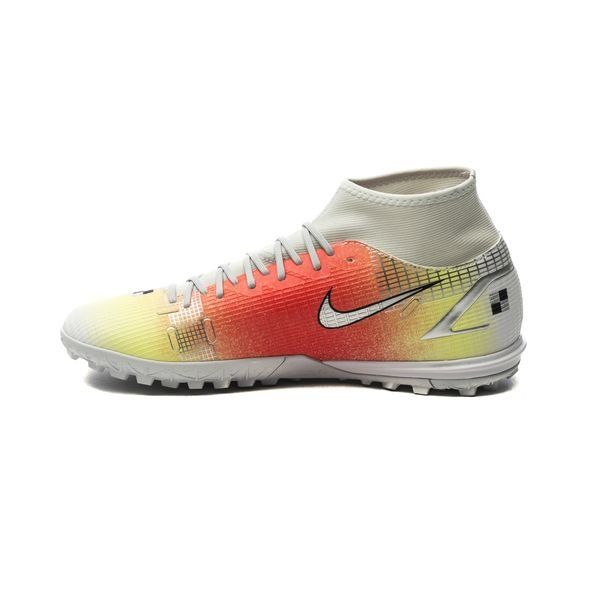 Nike Mercurial Superfly 8 Academy TF Dream Speed 4 - White/Bright Mango