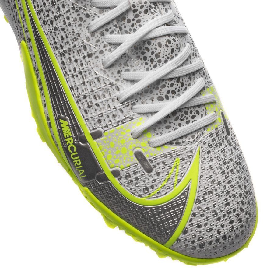 Nike Mercurial Vapor 14 Academy TF Silver Safari - White/Black/Metallic Silver/Volt
