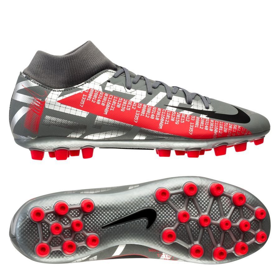 Nike Mercurial Superfly 7 Academy AG Neighbourhood - Metallic Bomber Grey/Black/Particle Grey