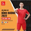 Bộ quần áo bóng đá KAMITO Bình Dương - Đỏ KMSH220210