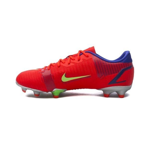Nike Mercurial Vapor 14 Academy MG Spectrum - Bright Crimson/Metallic Silver Kids