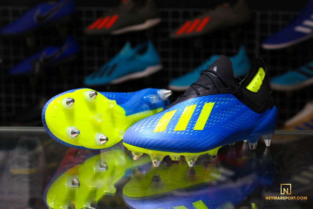 ADIDAS X 18.1 SG ENERGY MODE - FOOTBALL BLUE/ SOLAR YELLOW/ CORE BLACK