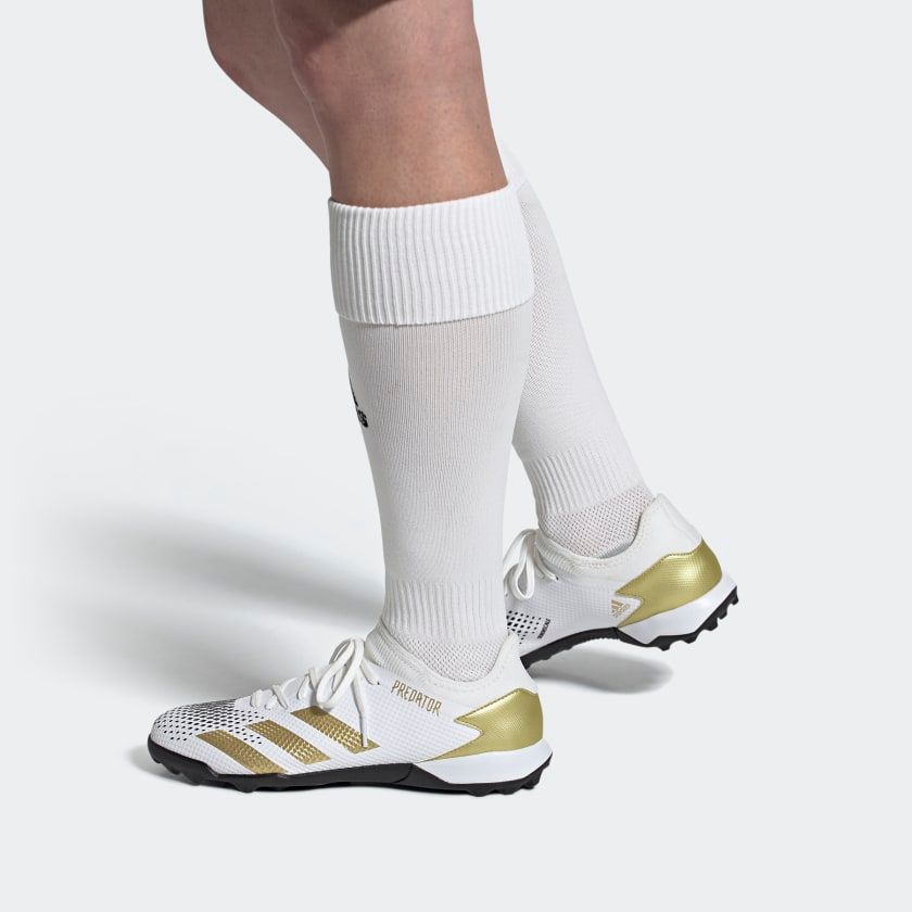 Adidas Predator 20.3 Low TF Inflight - Footwear White/Gold Metallic/Core Black