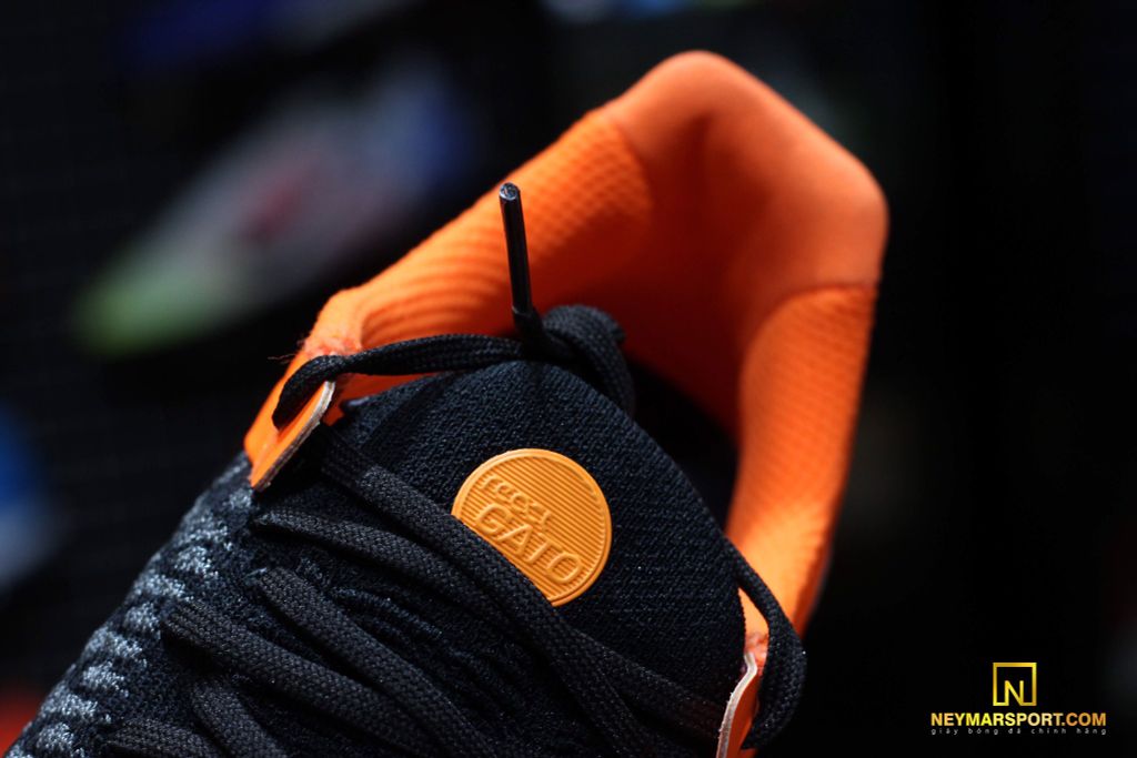 Nike React Gato IC Nightfall - Black/White/Total Orange/Dark Smoke Grey