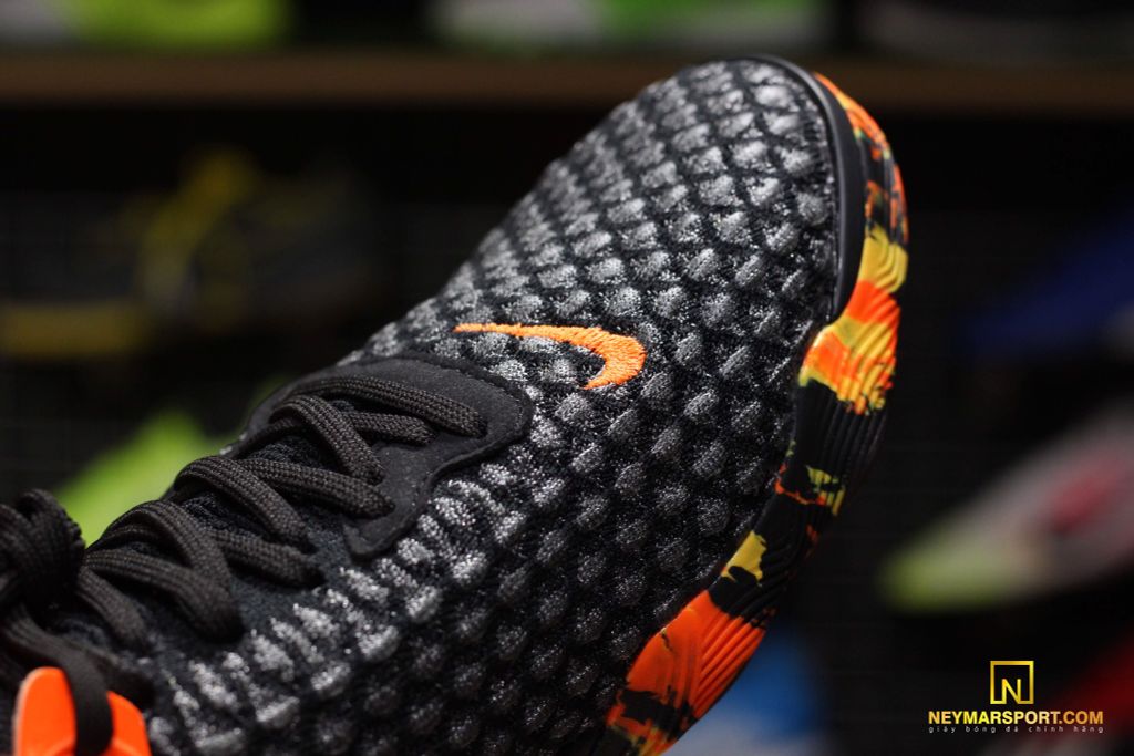 Nike React Gato IC Nightfall - Black/White/Total Orange/Dark Smoke Grey