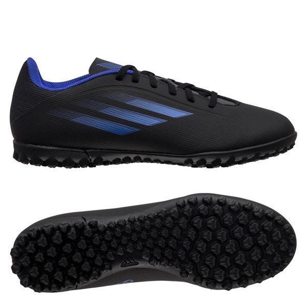 adidas X Speedflow .4 TF Escapelight - Core Black/Sonic Ink/Solar Yellow