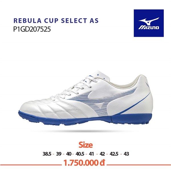 Mizuno Rebula Cup Select As TF - White/Blue