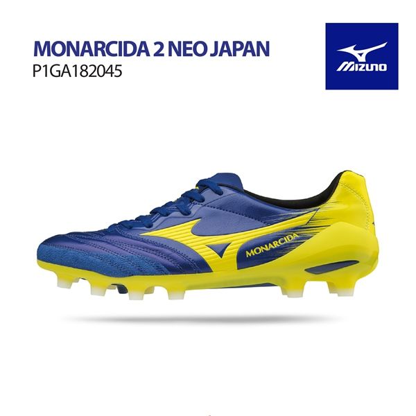 MIZUNO MONARCIDA 2 NEO FG MADE IN JAPAN - BLUE/YELLOW
