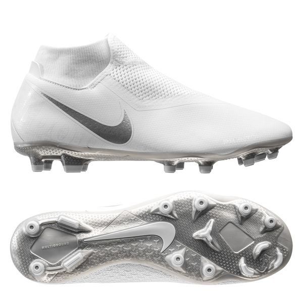 Nike Phantom Vision Academy DF MG Nuovo - White/Chrome/Metallic Silver