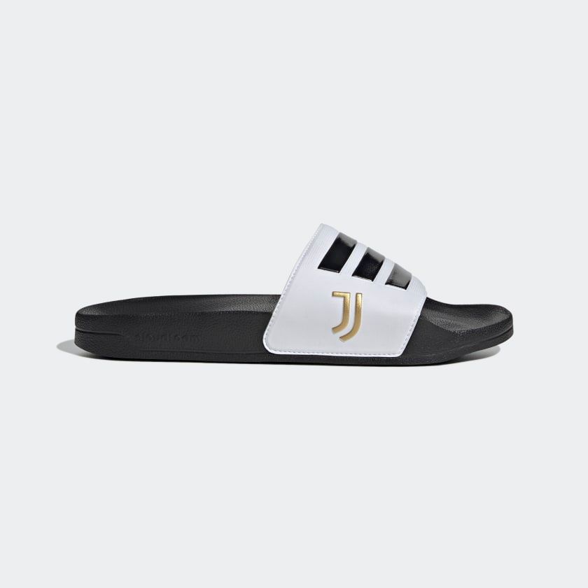 ADIDAS ADILETTE LITE JUVENTUS - Cloud White / Core Black / Matte Gold