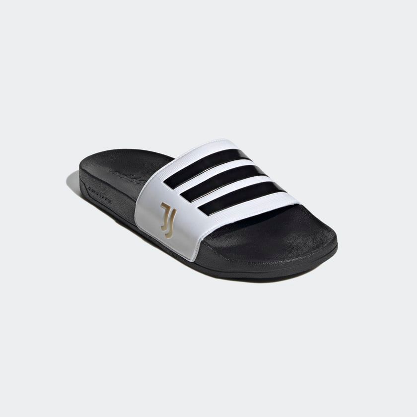ADIDAS ADILETTE LITE JUVENTUS - Cloud White / Core Black / Matte Gold