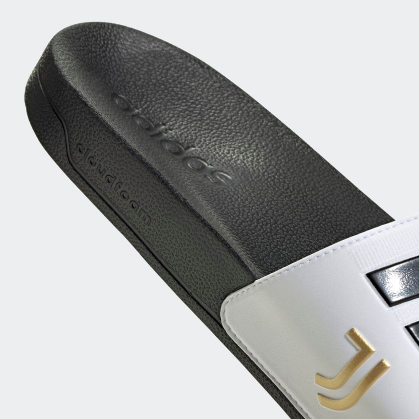 ADIDAS ADILETTE LITE JUVENTUS - Cloud White / Core Black / Matte Gold