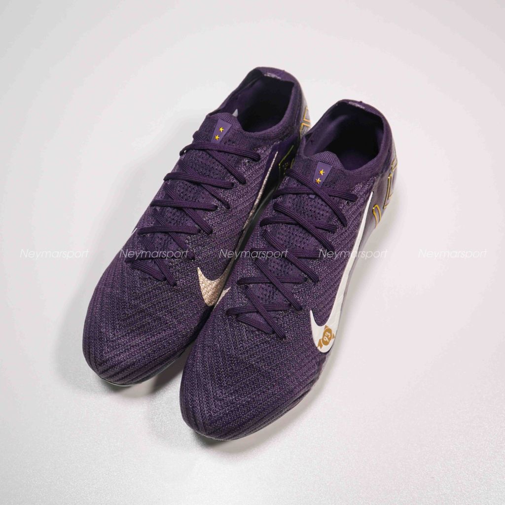 Giày đá bóng Nike Air Zoom Mercurial Vapor 16 Elite FG Mbappé Personal Edition - Grand Purple/Pale Ivory FQ8683-500