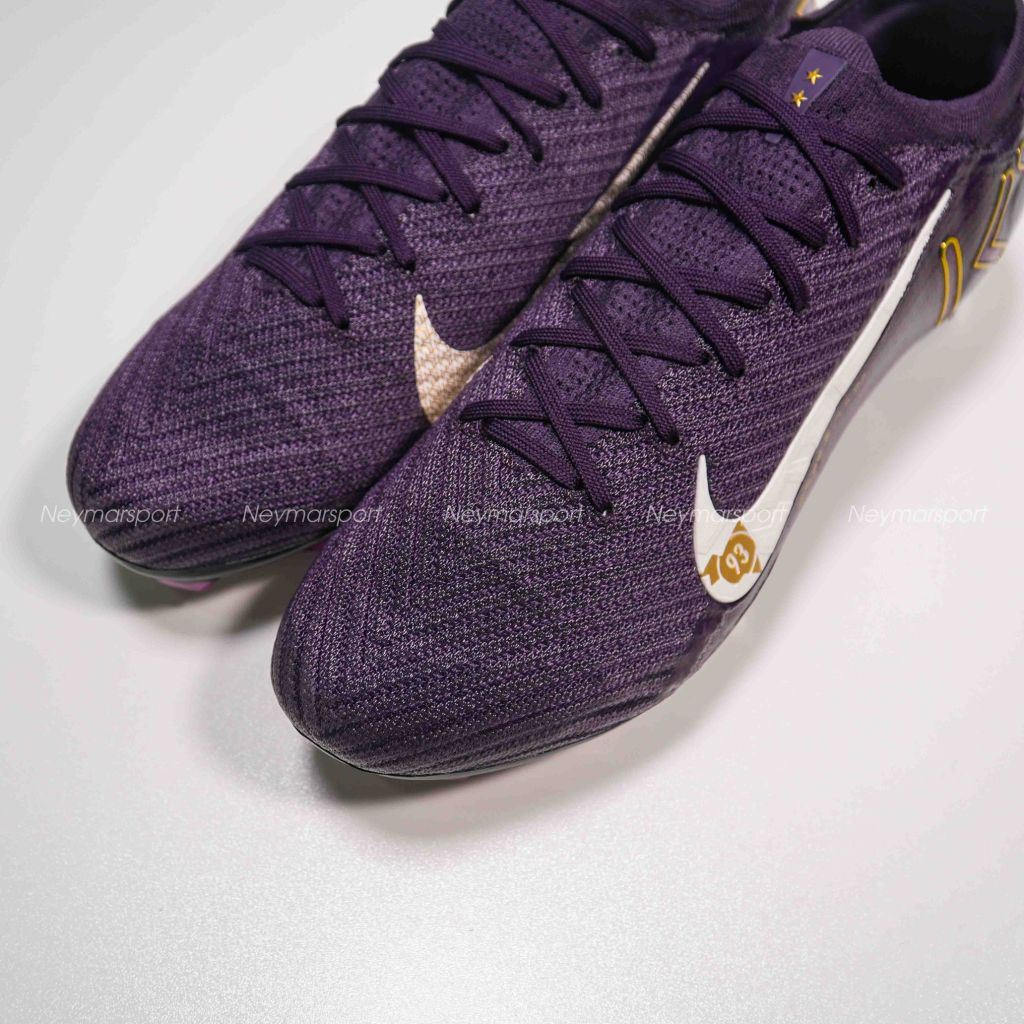Giày đá bóng Nike Air Zoom Mercurial Vapor 16 Elite FG Mbappé Personal Edition - Grand Purple/Pale Ivory FQ8683-500