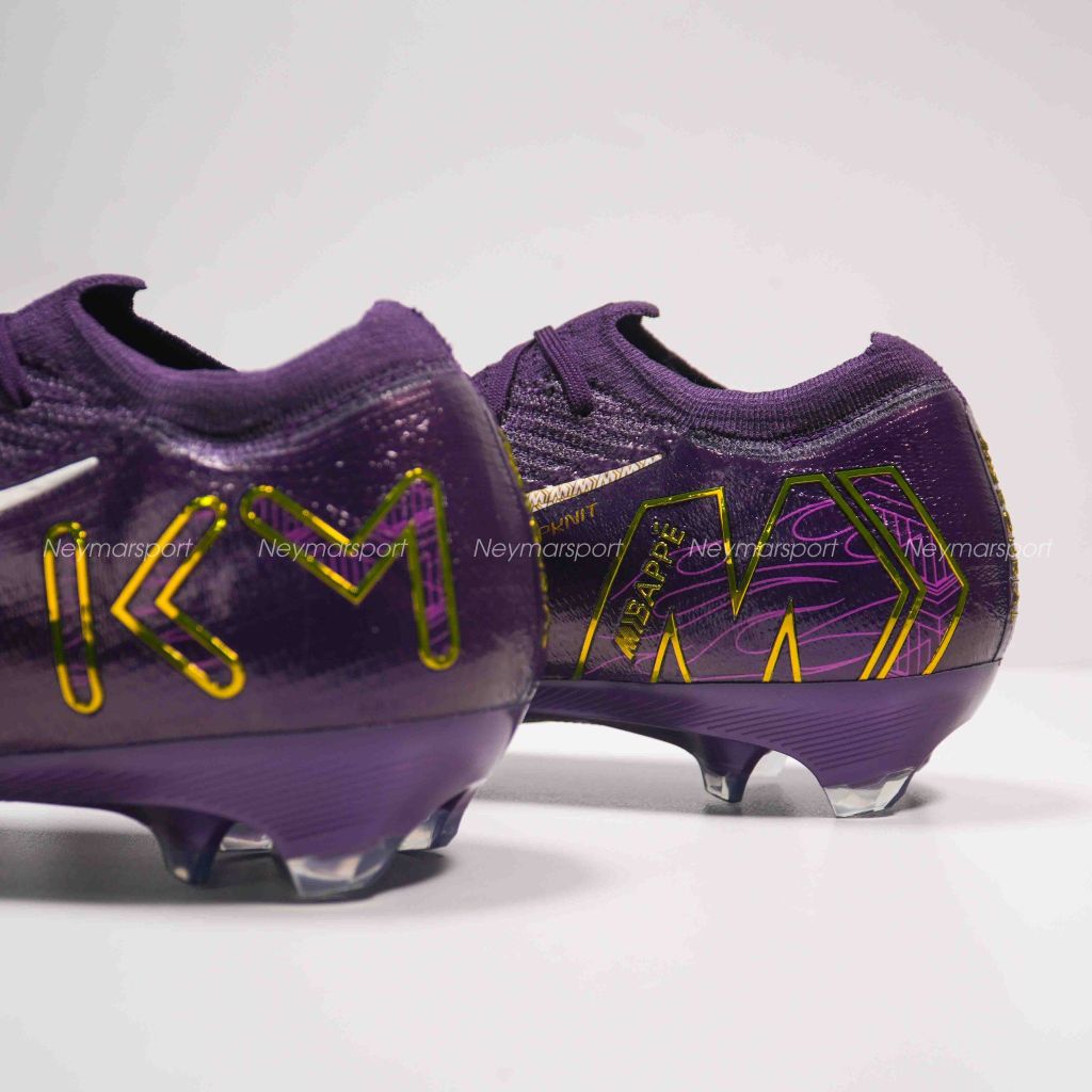 Giày đá bóng Nike Air Zoom Mercurial Vapor 16 Elite FG Mbappé Personal Edition - Grand Purple/Pale Ivory FQ8683-500