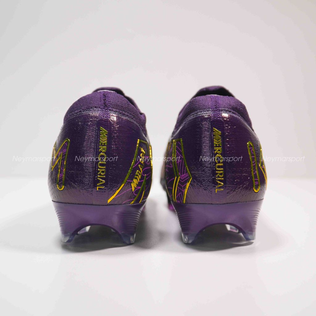Giày đá bóng Nike Air Zoom Mercurial Vapor 16 Elite FG Mbappé Personal Edition - Grand Purple/Pale Ivory FQ8683-500