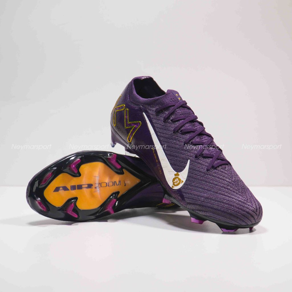 Giày đá bóng Nike Air Zoom Mercurial Vapor 16 Elite FG Mbappé Personal Edition - Grand Purple/Pale Ivory FQ8683-500