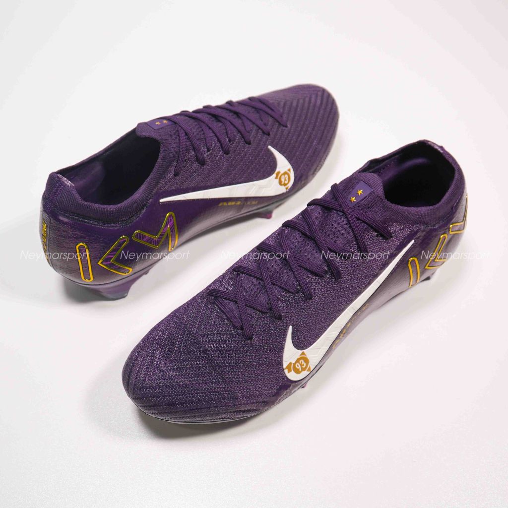 Giày đá bóng Nike Air Zoom Mercurial Vapor 16 Elite FG Mbappé Personal Edition - Grand Purple/Pale Ivory FQ8683-500