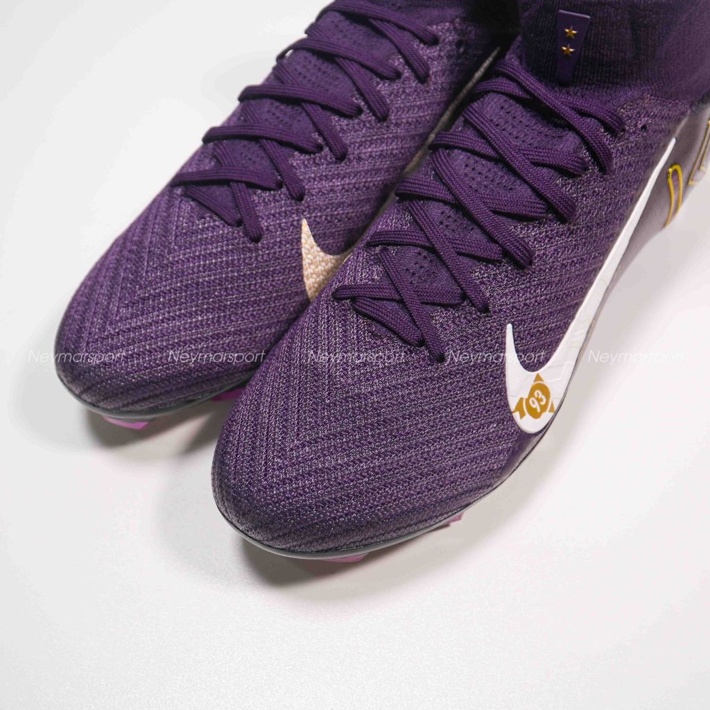 Giày đá bóng Nike Air Zoom Mercurial Superfly 10 Elite FG Mbappé Personal Edition - Grand Purple/Pale Ivory FQ8692-500