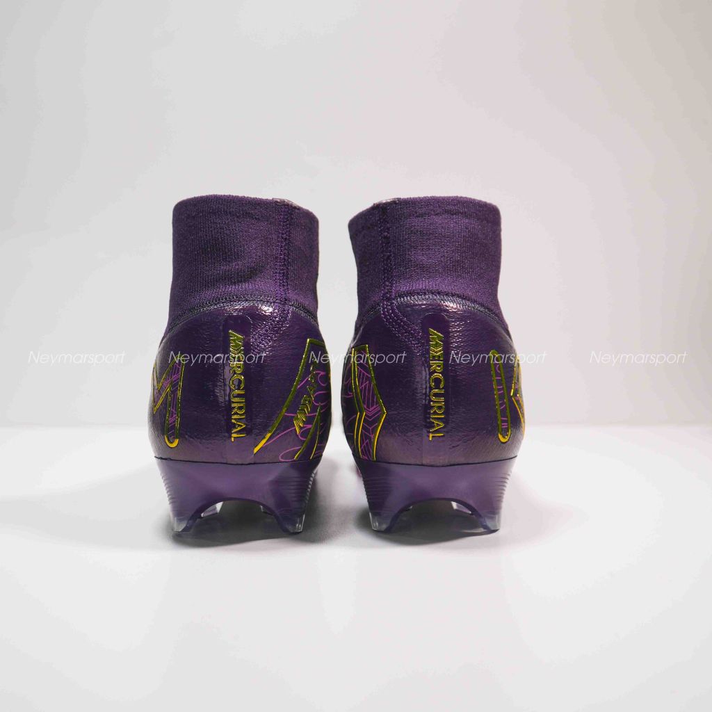 Giày đá bóng Nike Air Zoom Mercurial Superfly 10 Elite FG Mbappé Personal Edition - Grand Purple/Pale Ivory FQ8692-500