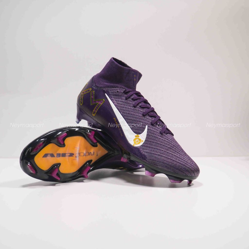 Giày đá bóng Nike Air Zoom Mercurial Superfly 10 Elite FG Mbappé Personal Edition - Grand Purple/Pale Ivory FQ8692-500