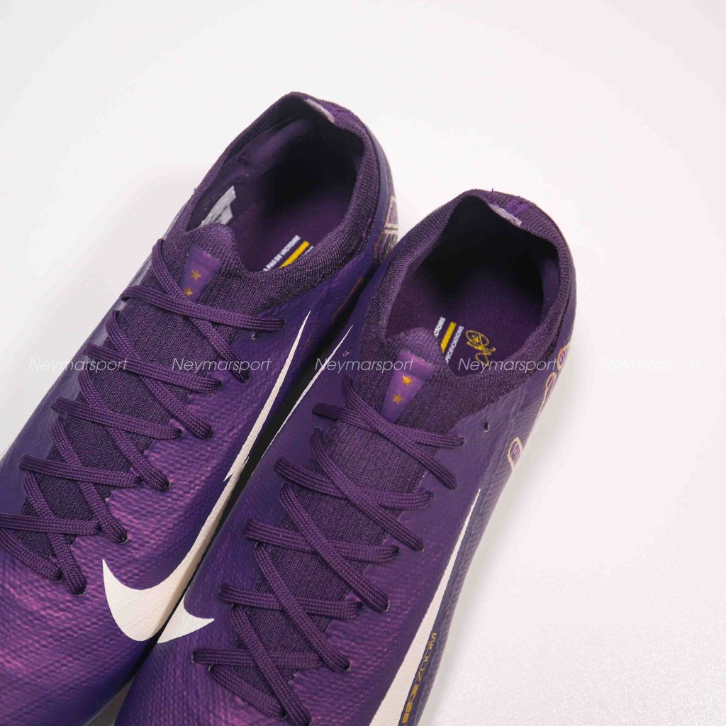 Giày đá bóng Nike Air Zoom Mercurial Vapor 16 Pro FG Mbappé Personal Edition - Grand Purple/Pale Ivory FQ8689-500