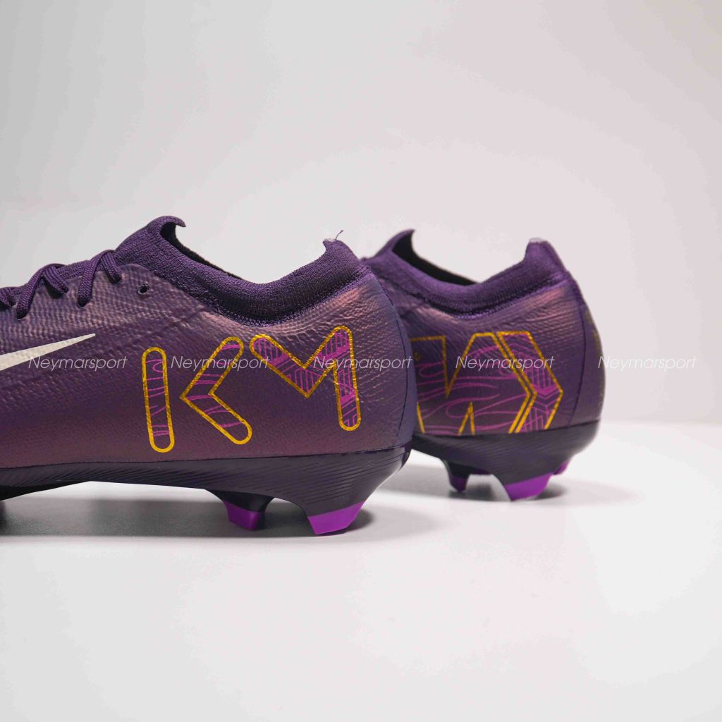 Giày đá bóng Nike Air Zoom Mercurial Vapor 16 Pro FG Mbappé Personal Edition - Grand Purple/Pale Ivory FQ8689-500