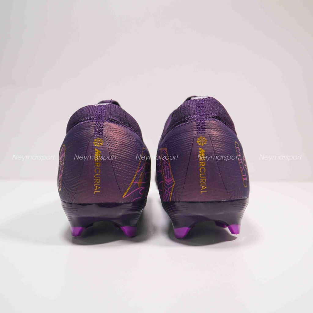 Giày đá bóng Nike Air Zoom Mercurial Vapor 16 Pro FG Mbappé Personal Edition - Grand Purple/Pale Ivory FQ8689-500