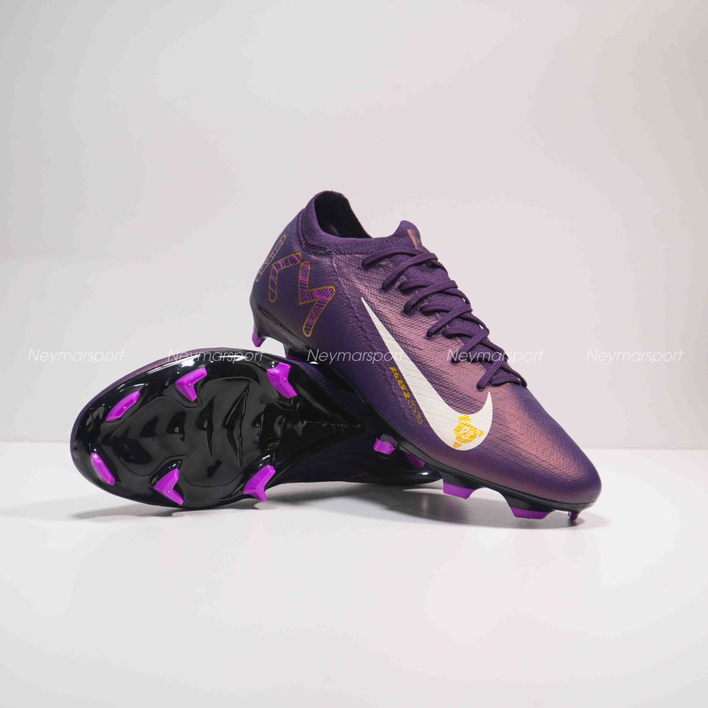 Giày đá bóng Nike Air Zoom Mercurial Vapor 16 Pro FG Mbappé Personal Edition - Grand Purple/Pale Ivory FQ8689-500