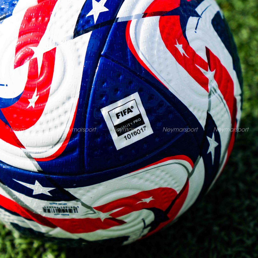 Quả bóng đá adidas Football Pro Club World Cup 2025 Match Ball - White/Power Blue/Dark Blue/Lucid Red JE8770