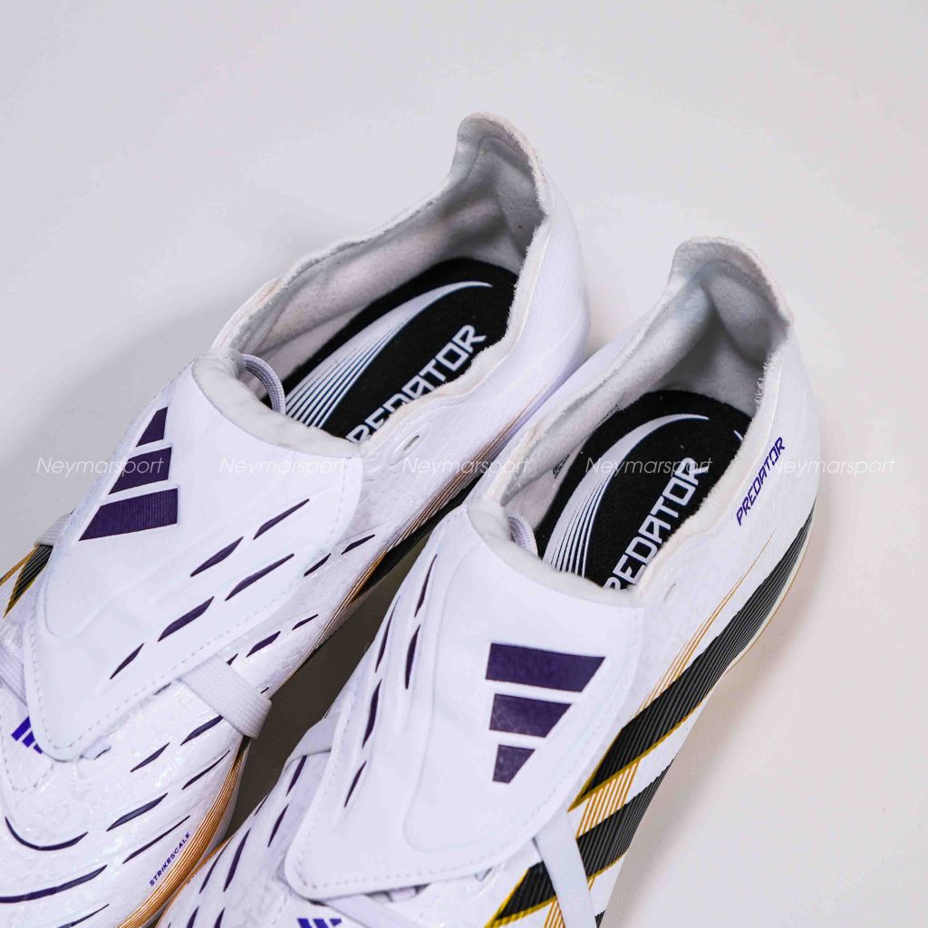 Giày đá bóng adidas Predator League Fold-over Tongue FG/AG Road to Glory - Footwear White/Core Black/Gold Metallic JI1114